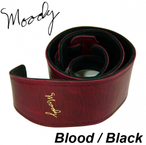 Moody Leather / Leather - 2.5&quot; - Long (Blood / Black)뮤직메카