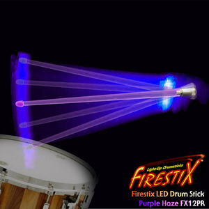Firestix LED Drumstick &quot;Purple Haze&quot; LED 드럼스틱 FX12PR 뮤직메카