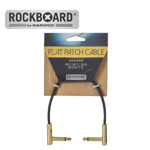 RockBoard 패치케이블 Flat Patch Cable - Gold (20cm)뮤직메카