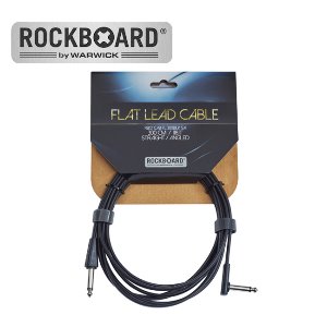 RockBoard 기타케이블 Flat Lead Cable - Black (3m / SA)뮤직메카