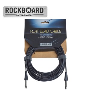 RockBoard 기타케이블 Flat Lead Cable - Black (6m / SS)뮤직메카