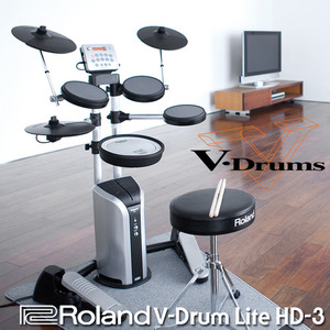 Roland 롤랜드 가정용 전자드럼 HD-3 V-Drums Lite뮤직메카