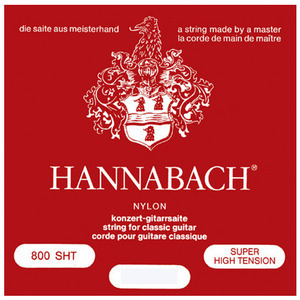 Hannabach 하나바흐 800SHT Super High Tension 레드 클래식기타 스트링/줄뮤직메카